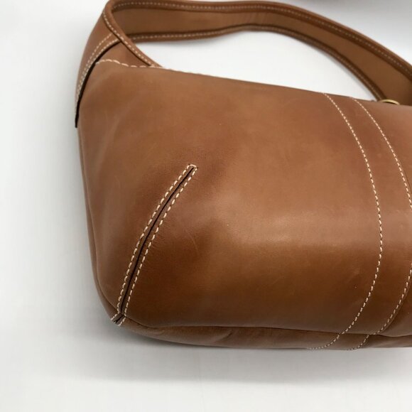 Vintage Coach Tan Leather Ergo Shoulder Bag & Matching Wallet - Picture 8 of 12